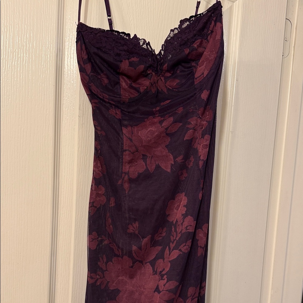 HOUSE OF CB AZIA FLORAL UNDERWIRE COCKTAIL DRESS